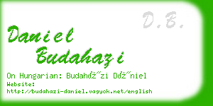 daniel budahazi business card